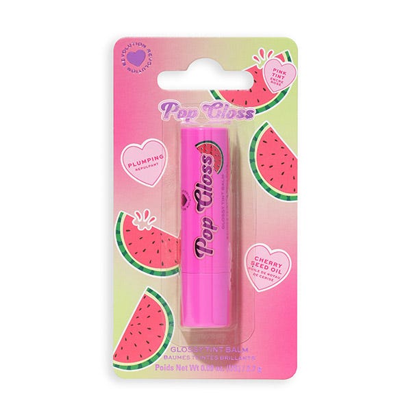 Бальзам для губ I HEART REVOLUTION Pop Gloss Balm, Watermelon Pink — фото 3