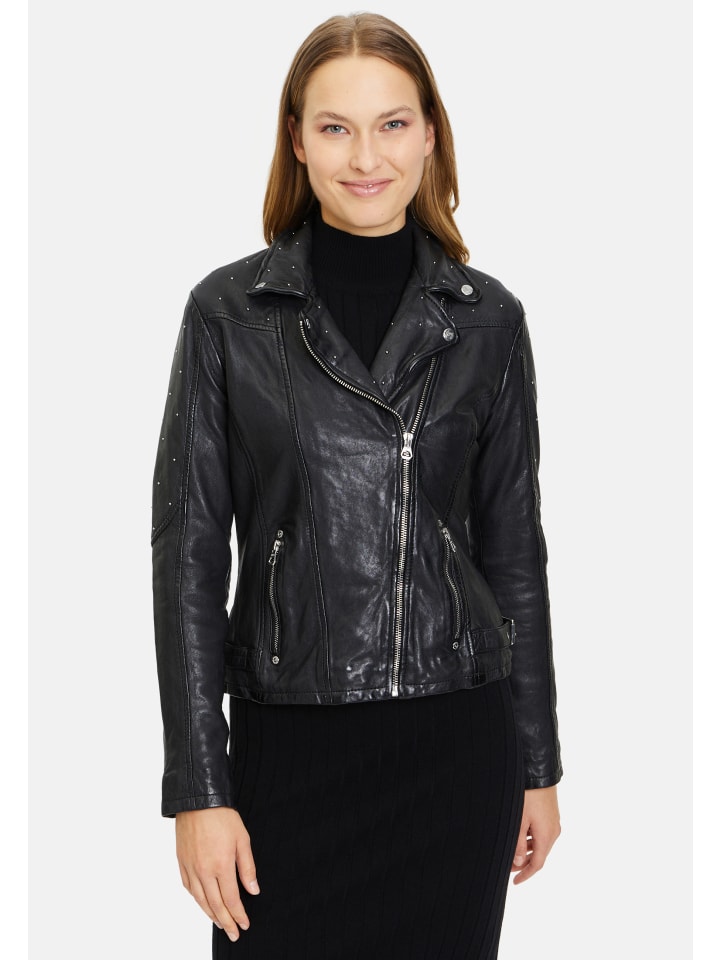 

Кожаная куртка Gipsy Bikerjacke Lederjacke Gwaleeza Rf, черный