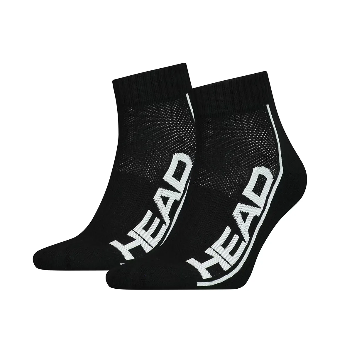 

Упаковка из 2 пар носков Stripe Quarter Head, чёрный