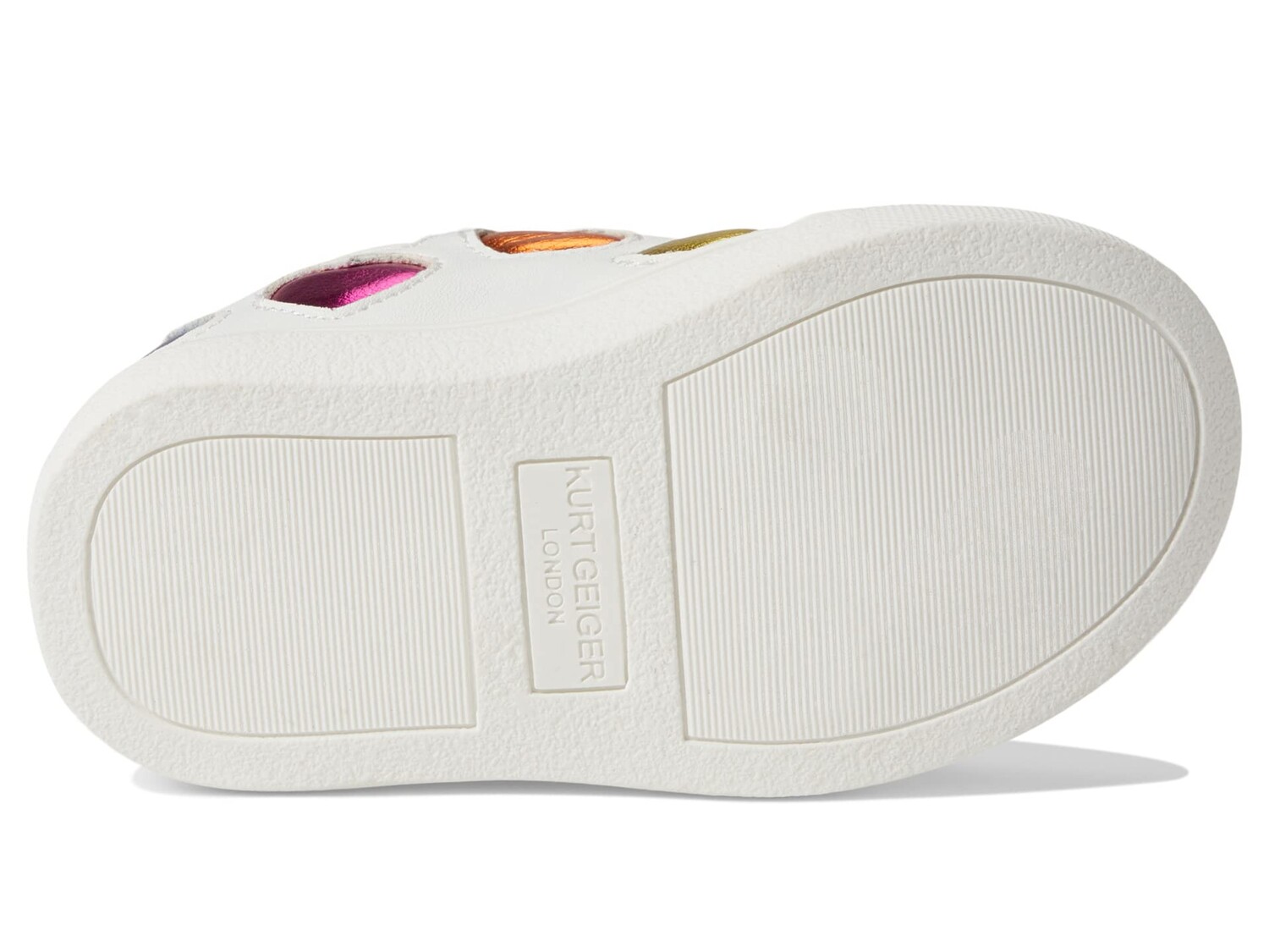 Кроссовки Kurt Geiger London Kids Mini Lane Love (Toddler), белый — фото 3