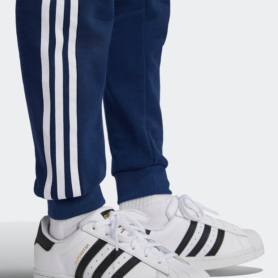 Тканевые брюки ADIDAS ORIGINALS Tapered Pants Trefoil, морской синий — фото 4