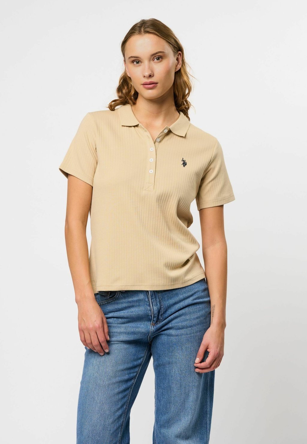 

Рубашка поло HELGA U.S. Polo Assn., бежевый