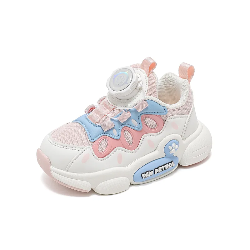 Низкие детские кроссовки с противоскользящей подошвой PAW PATROL, Beige/Mica Pink — фото 4