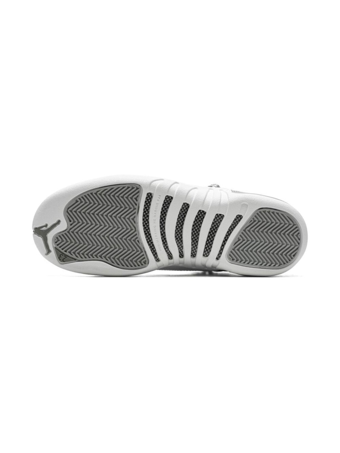 Jordan Kids кроссовки Air Jordan 12 Retro, серый — фото 4
