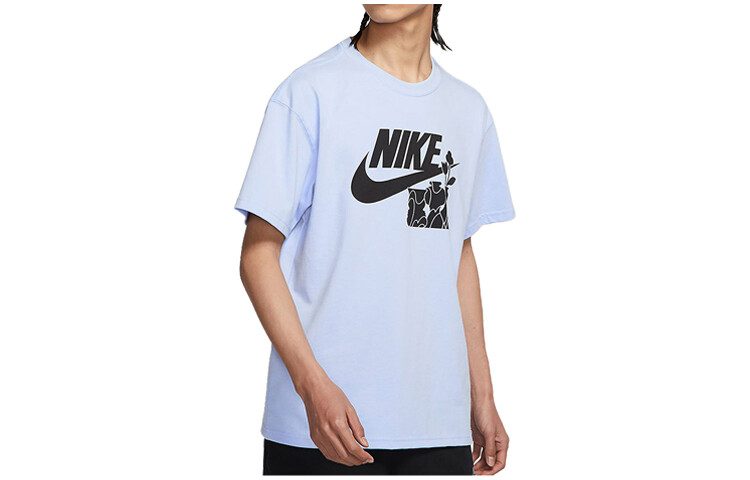 

Футболка мужская светло-голубая Nike, светло-голубой