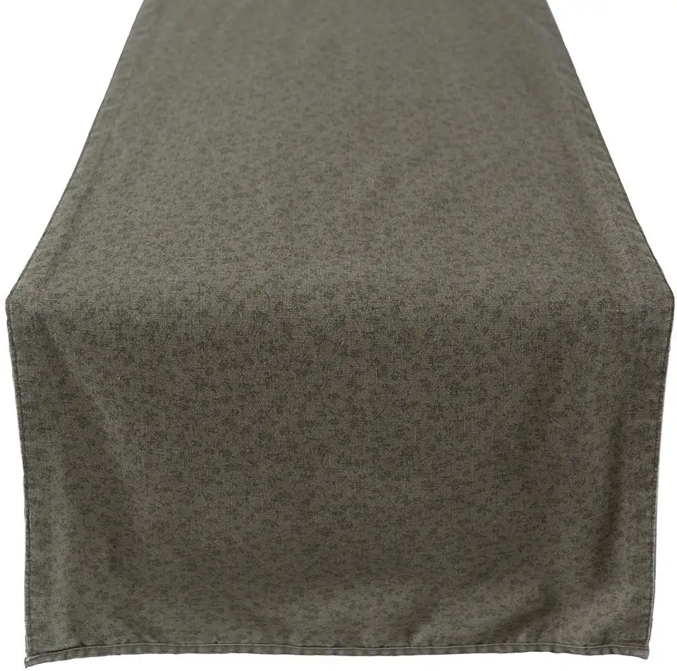 

LAURA ASHLEY дорожка для стола "Дикий клематис, с цветочным мотивом", (1 шт.), двусторонняя 40х150 см, зеленый