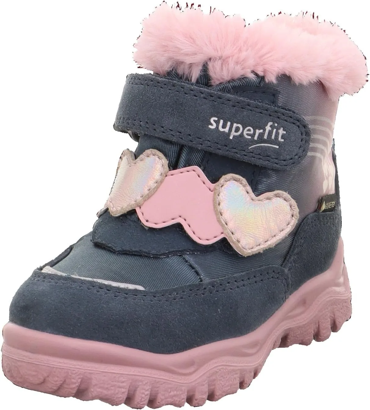 Зимние ботинки Superfit Husky+ Gore-Tex 1-006061, синий/розовый