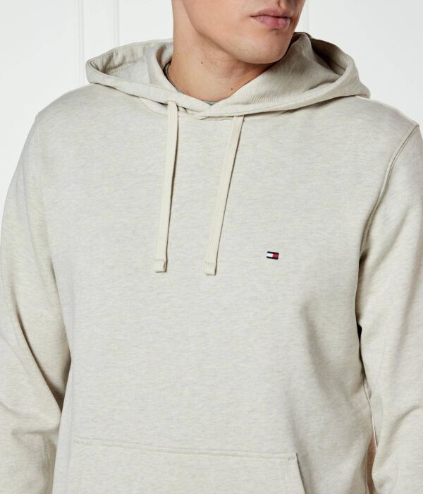 Толстовка мужская Tommy Hilfiger хлопковая базовая, бежевый — фото 4