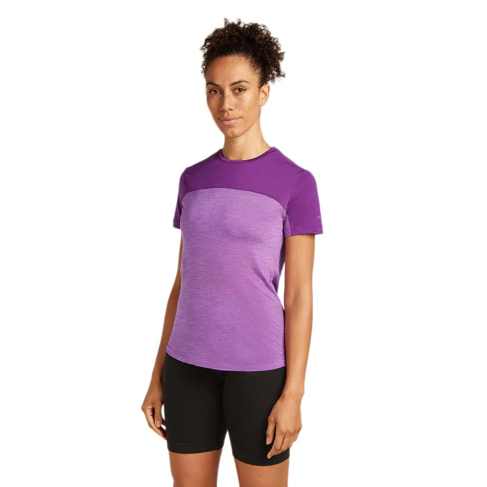 

Футболка с коротким рукавом Icebreaker Merino 125 Cool Lite Sphere III Colourblock, фиолетовый