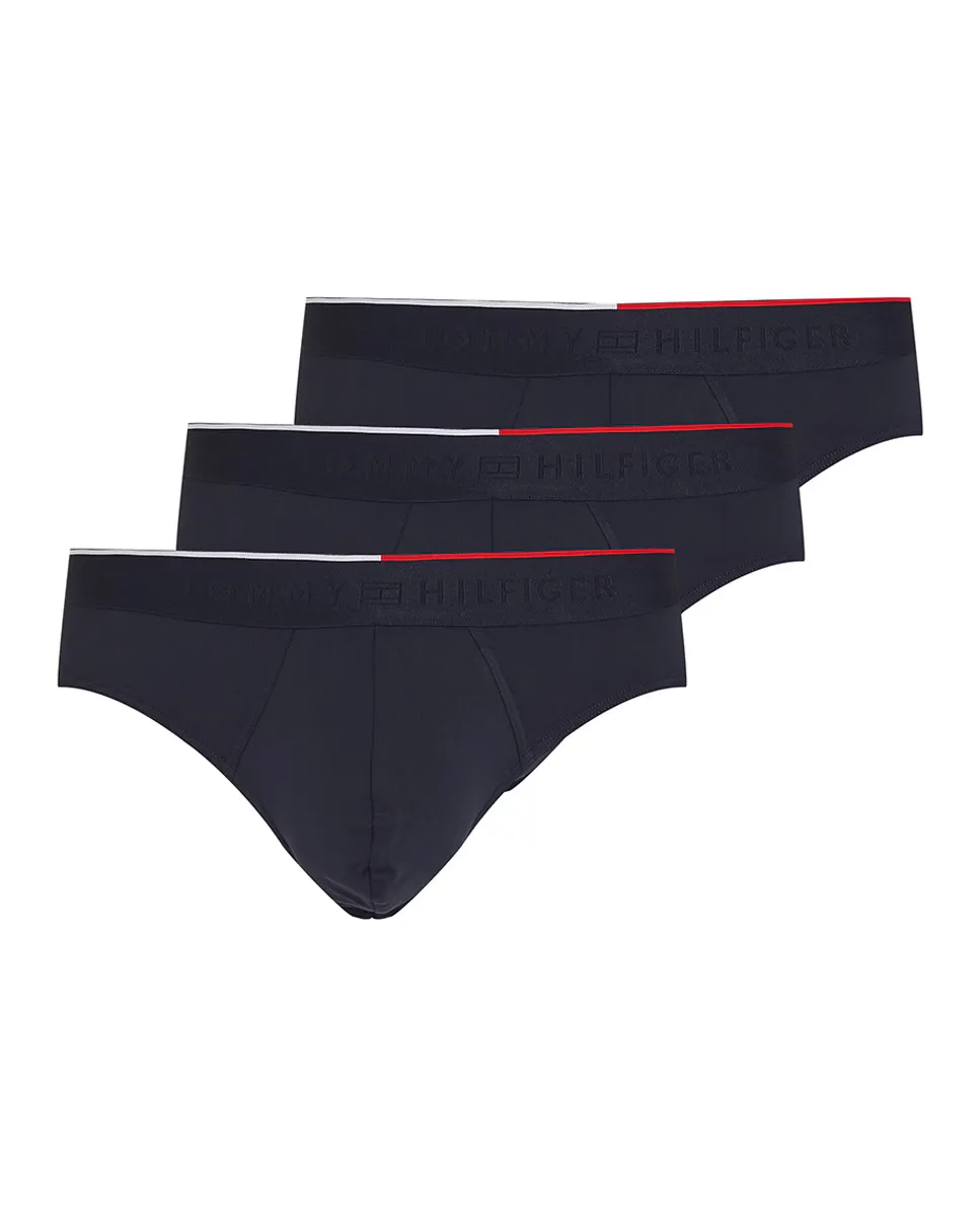

Комплект из 3 трусов из микрофибры Tommy Hilfiger, темно-синий