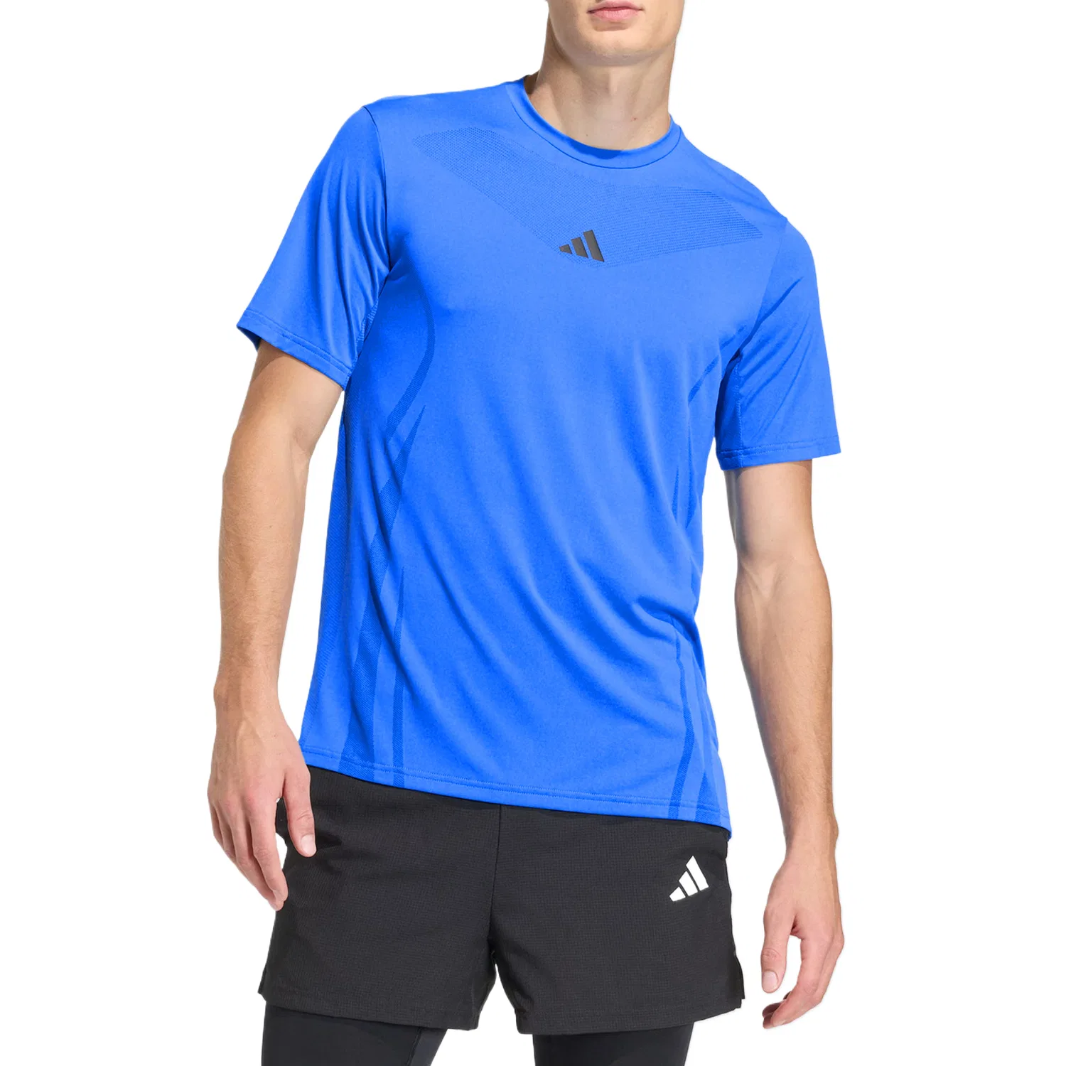 Футболка Airchill мужская light blue с круглым вырезом Adidas — фото 3