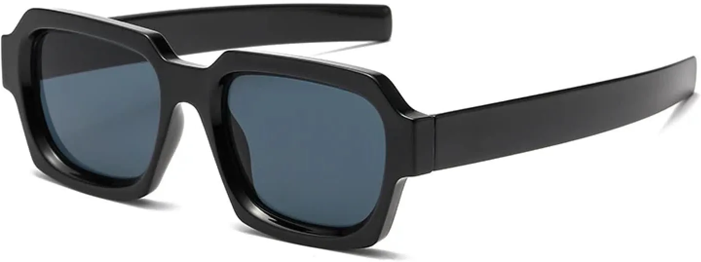 

Модные классические ретро-очки, ослепительные красочные модные аксессуары, солнцезащитные очки для уличной фотосессии, универсальные женские очки TVTBBVV, Black Black