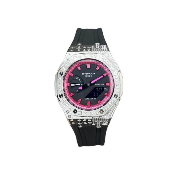 

CASIO Часы Retrofit Series Quartz Movement Fluoroelastomer Strap Watch Unisex Black Dial