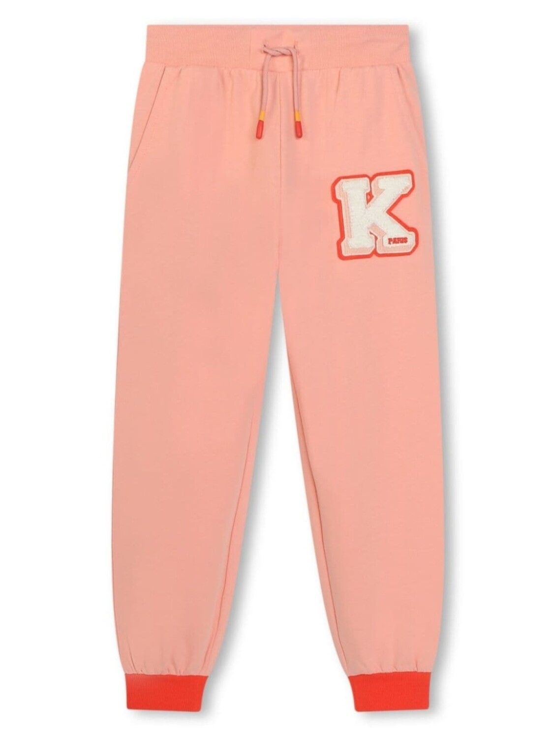 

Kenzo Kids спортивные брюки с кулиской и логотипом, оранжевый