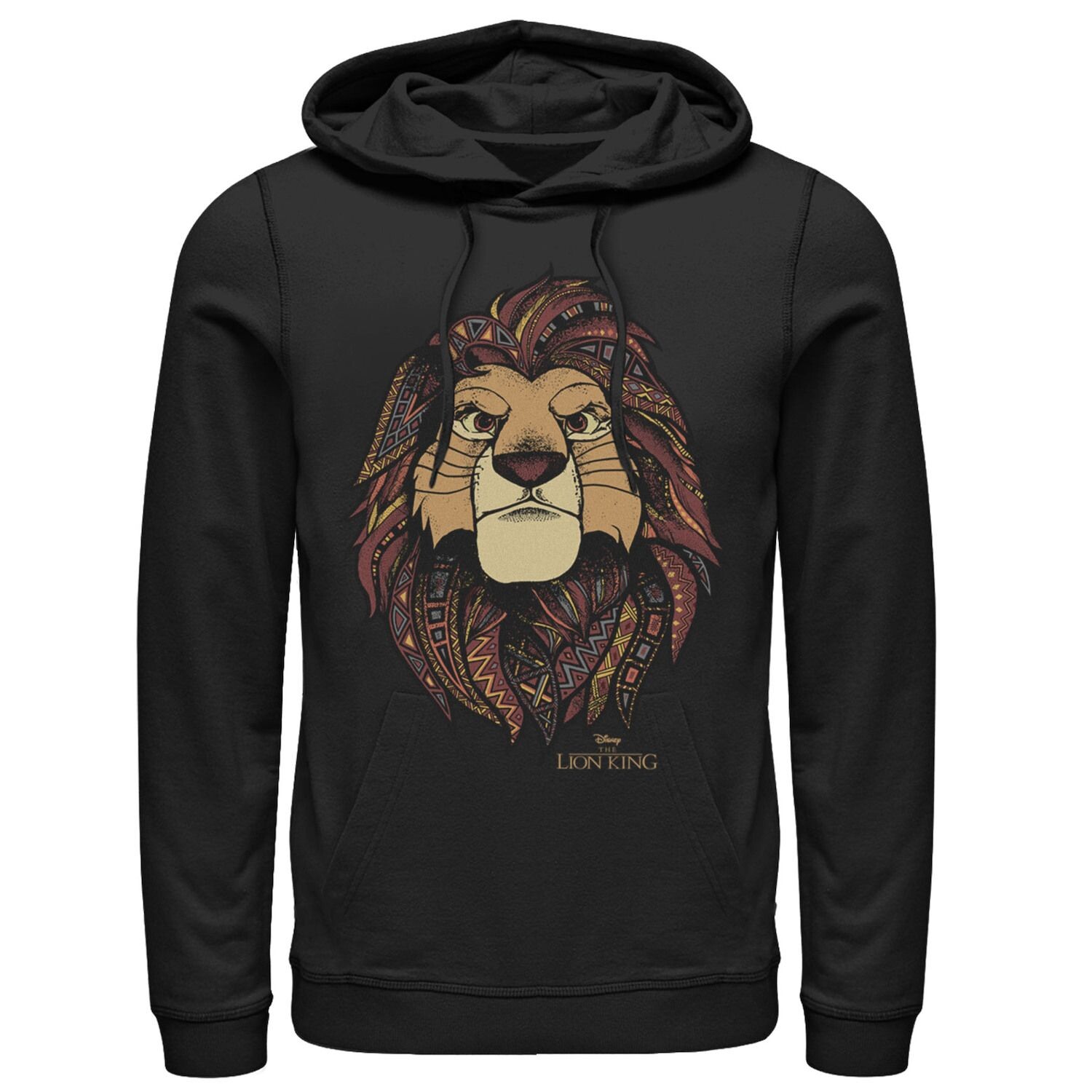 

Мужская толстовка с капюшоном The Lion King Noble Simba Disney