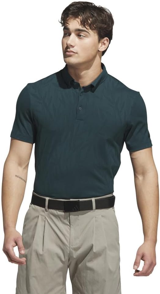Футболка с коротким рукавом из бамбукового жаккарда Beyond the Course Adidas — фото 2