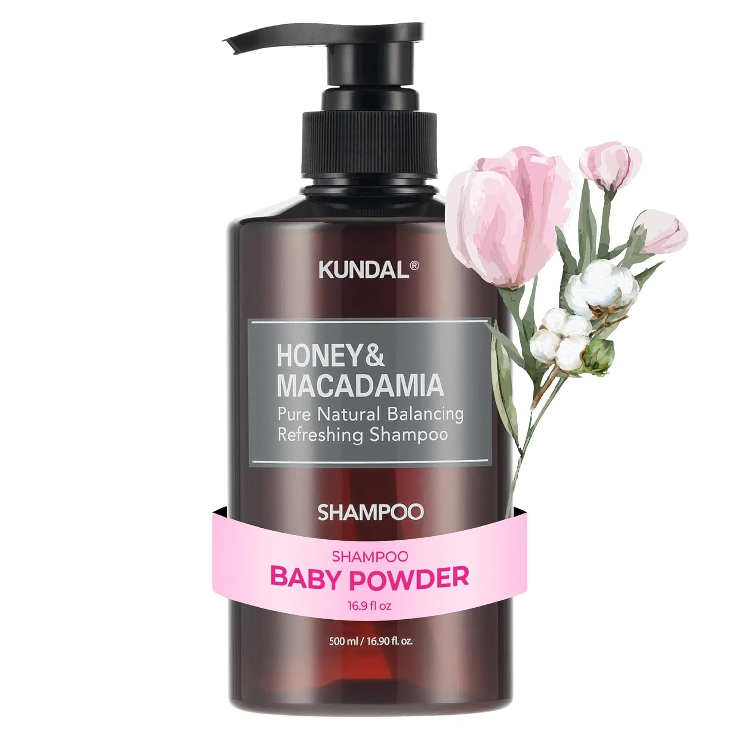Шампунь «Nature Shampoo Baby Powder» от KUNDAL, 500 мл Kundal