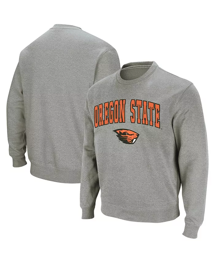 

Мужская толстовка Oregon State Beavers с аппликацией в виде арки и логотипа Colosseum, серый