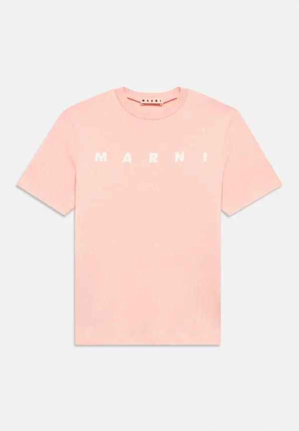 Футболка унисекс с принтом Marni, Pastel Pink