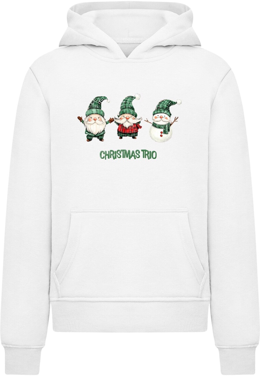 

Толстовка Merchcode Christmas Santa Trio, белый