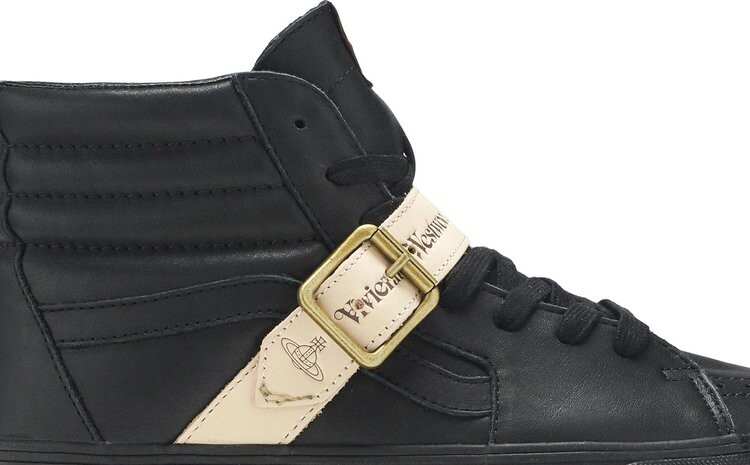 Кеды Vans Vivienne Westwood x Sk8-Hi Platform Anglomania, черный