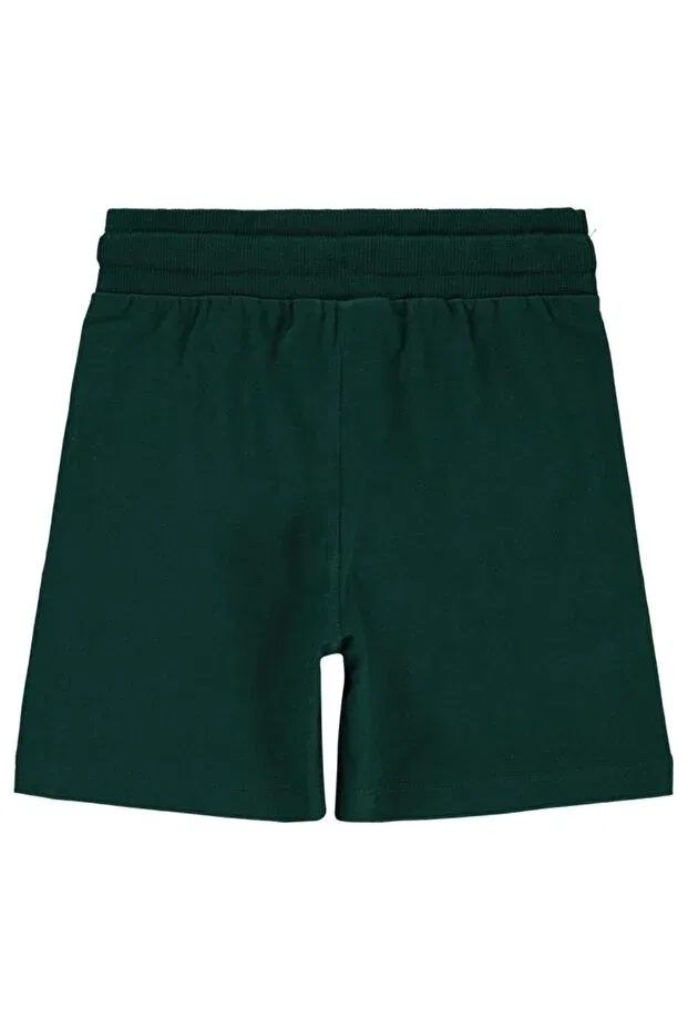 Детские шорты для мальчиков хлопковые Sail embroidered single jersey 2-5 years old capri Civil Boys, Emerald Green — фото 2