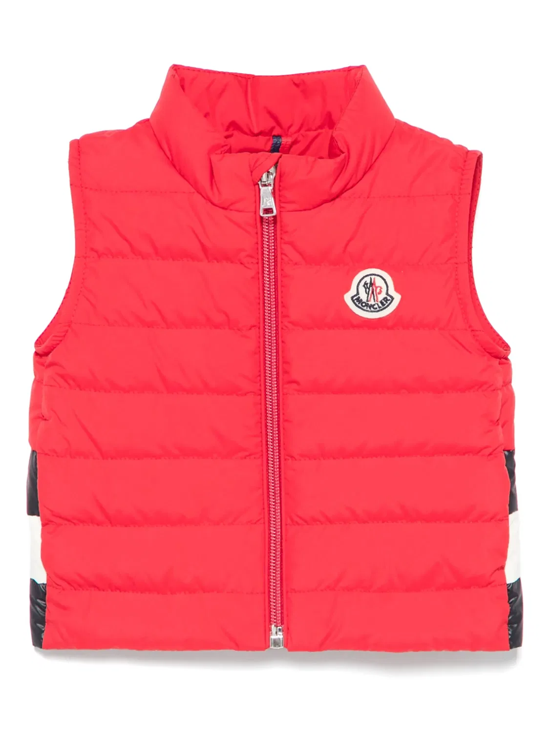 Утепленный жилет Moncler, красный