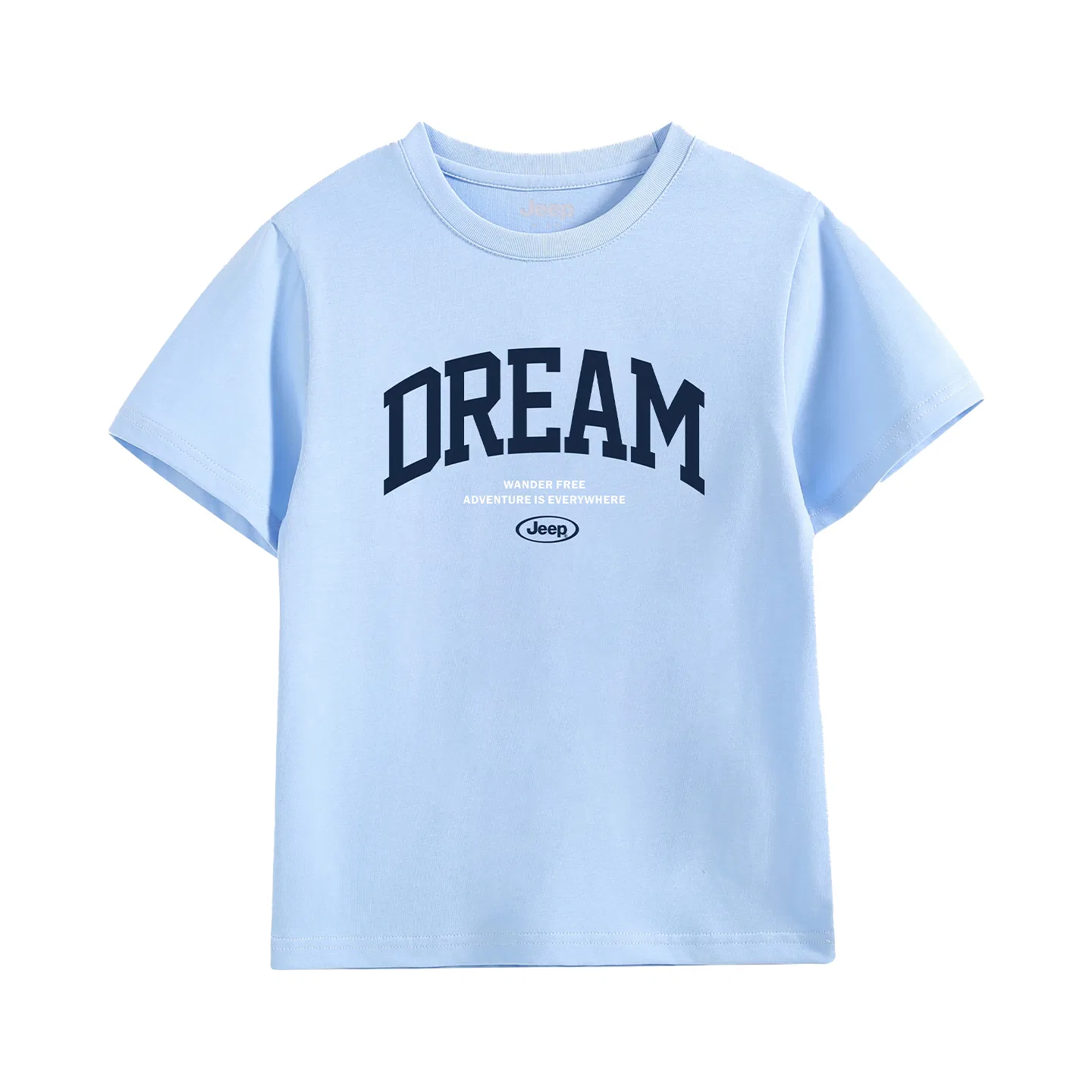 Детская футболка с круглым вырезом Jeep Pre School, Sky Blue