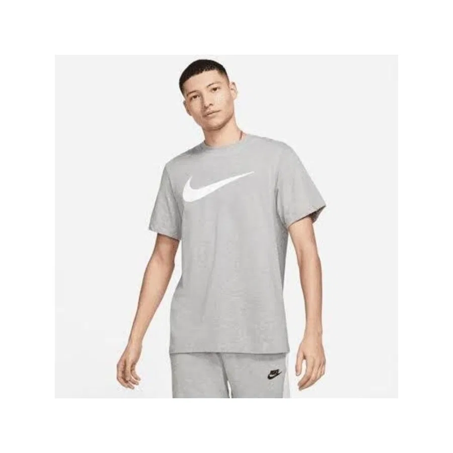 Футболка с принтом Swoosh Nike, Серый