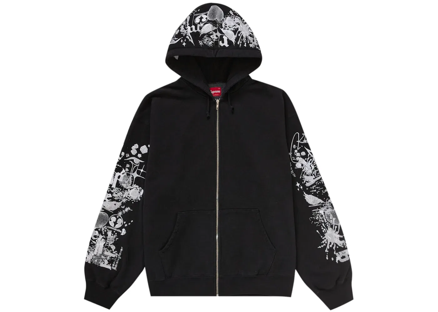 Мужская худи на молнии AOI Supreme, Black