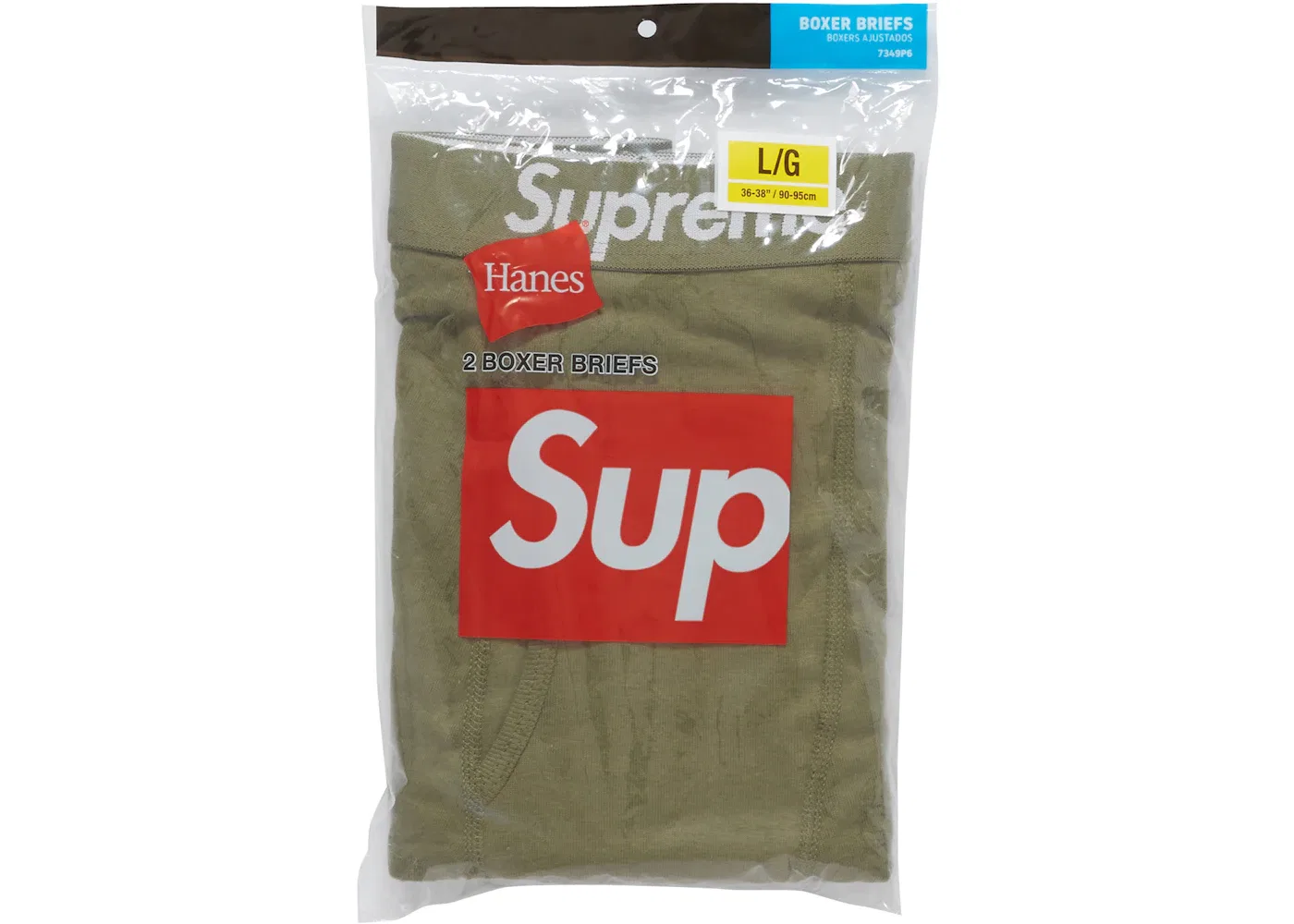 Детские трусы-боксеры с принтом Supreme Briefs (2 Pack), Olive