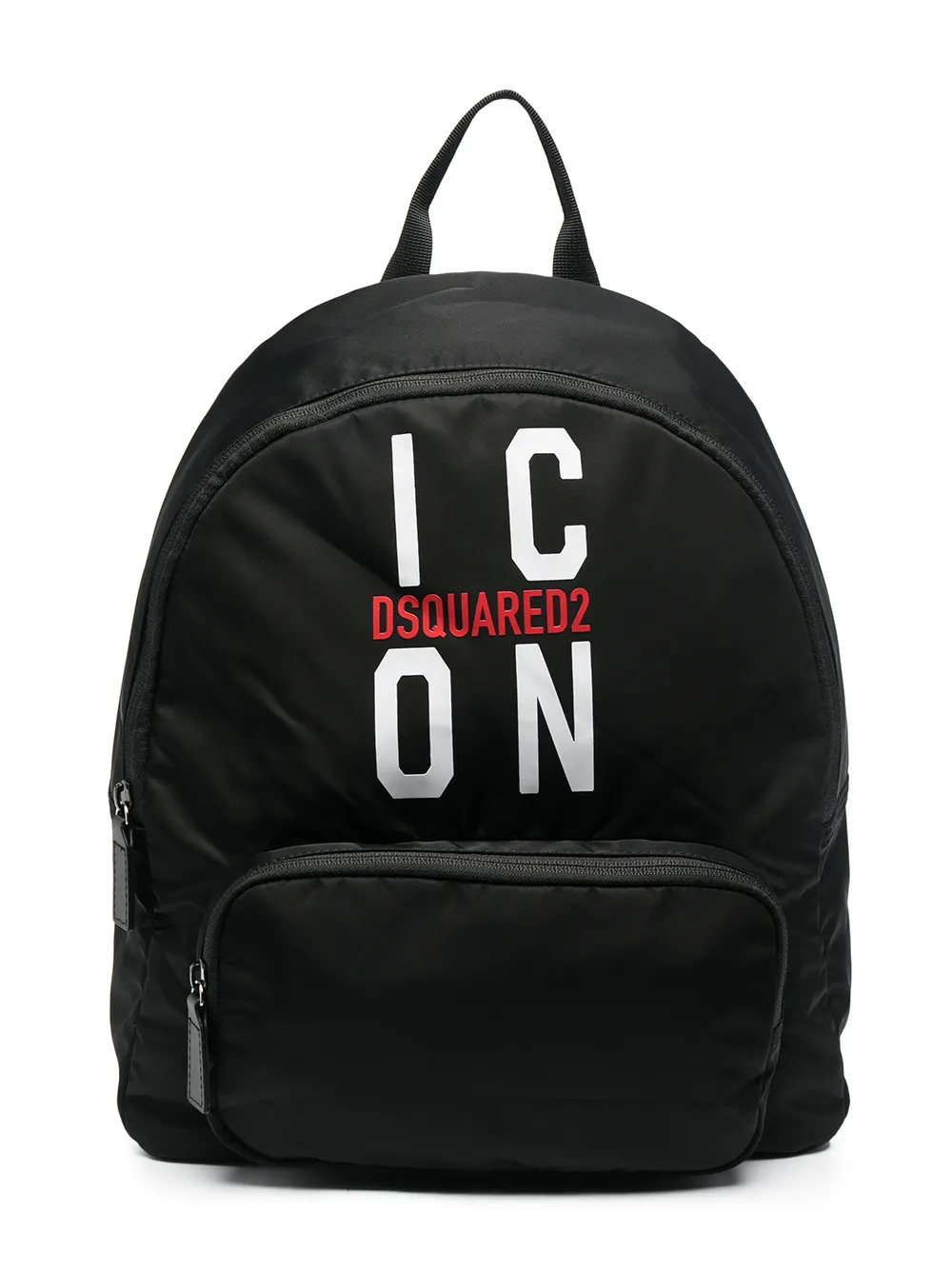 

Рюкзак с принтом Icon DSQUARED2 KIDS, черный
