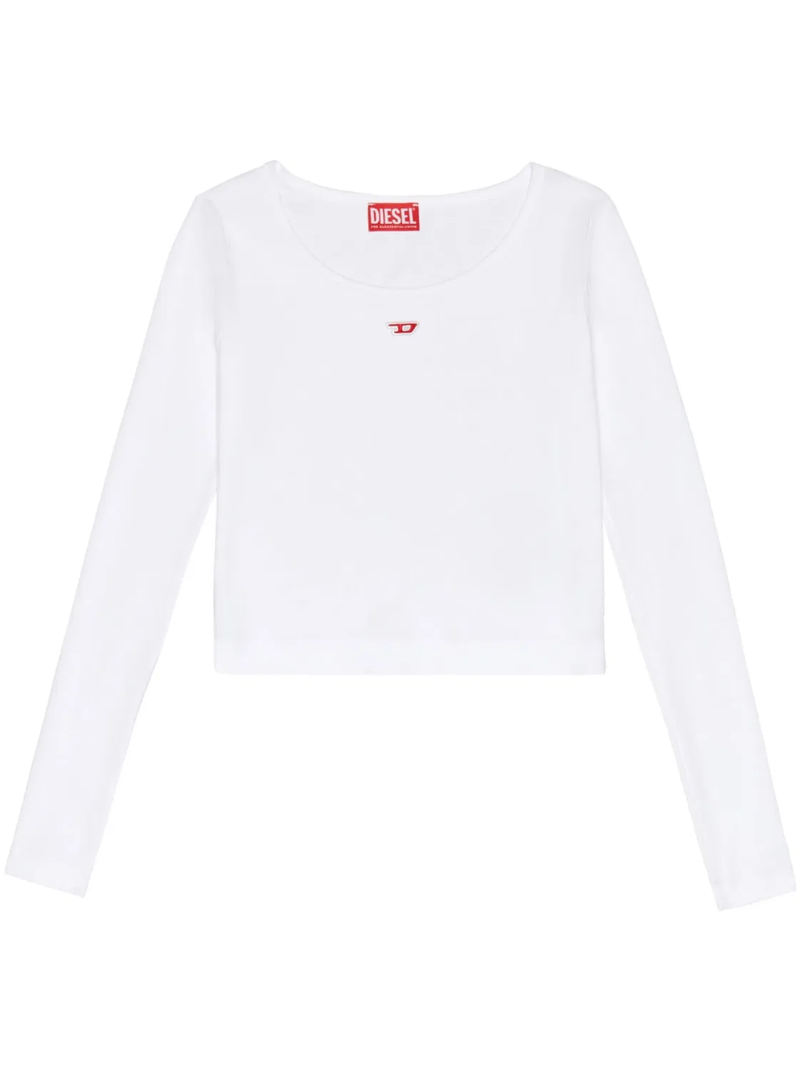 Футболка T-Ballet-D с длинным рукавом Diesel, белый