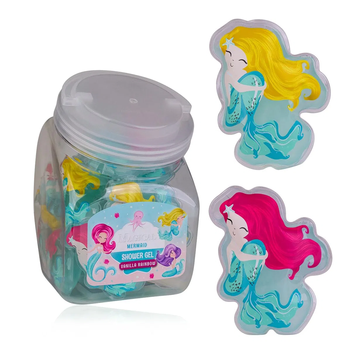 Мини гель для душа Mermaid Magic, 24 шт по 50 мл, accentra
