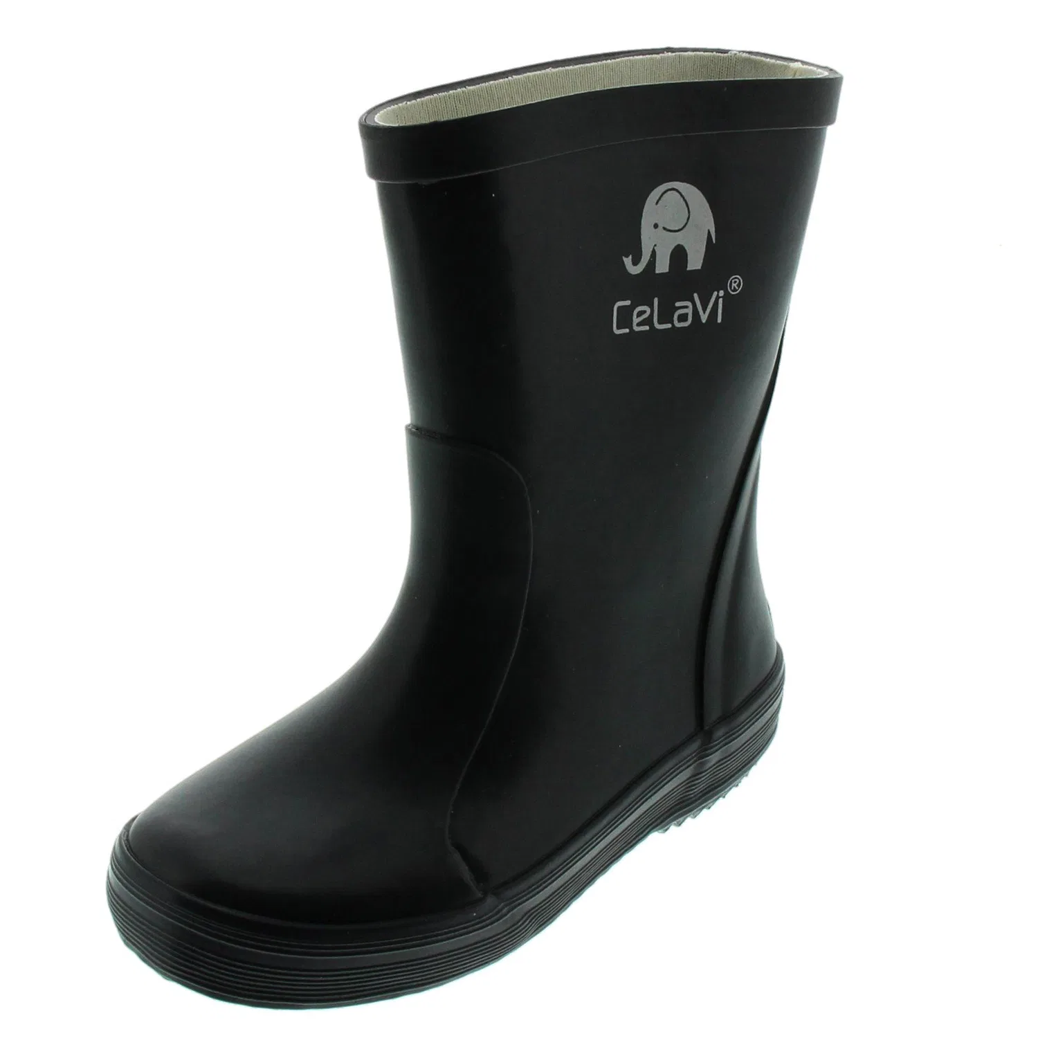 Детские резиновые сапоги для девочек Gummistiefel Celavi, Black Black 001
