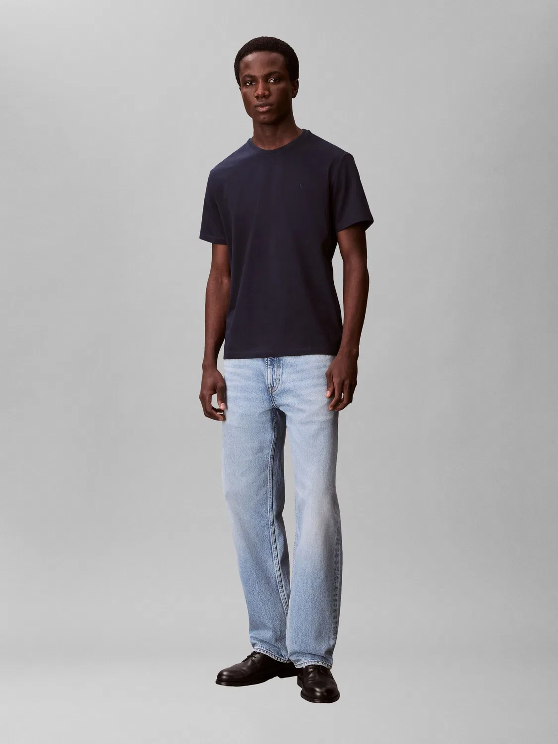 Футболка с монограммой Calvin Klein, Navy Blue — фото 3