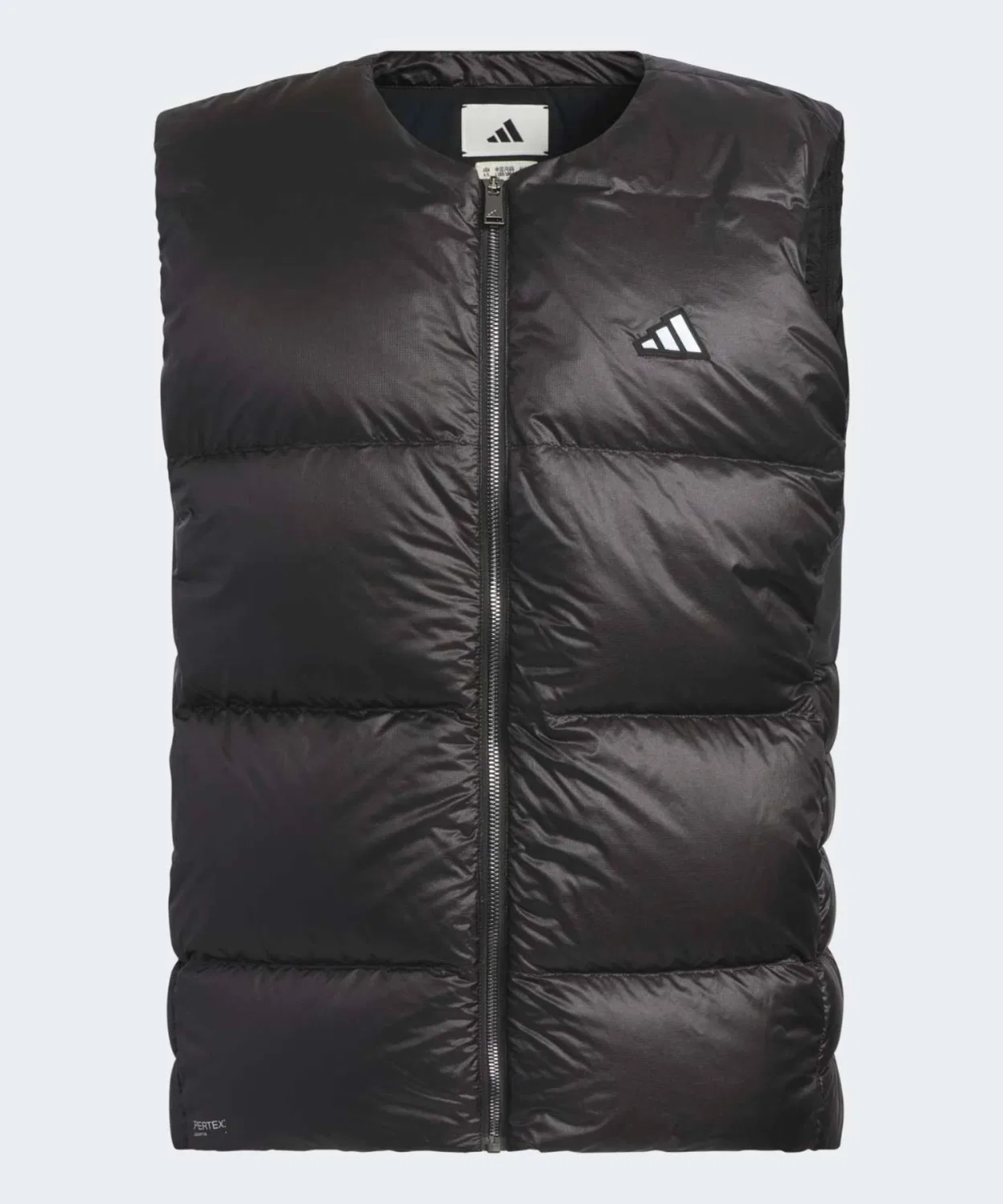 Мужской утепленный жилет с полной застежкой-молнией Pertex Quantum Adidas Golf, Black — фото 4