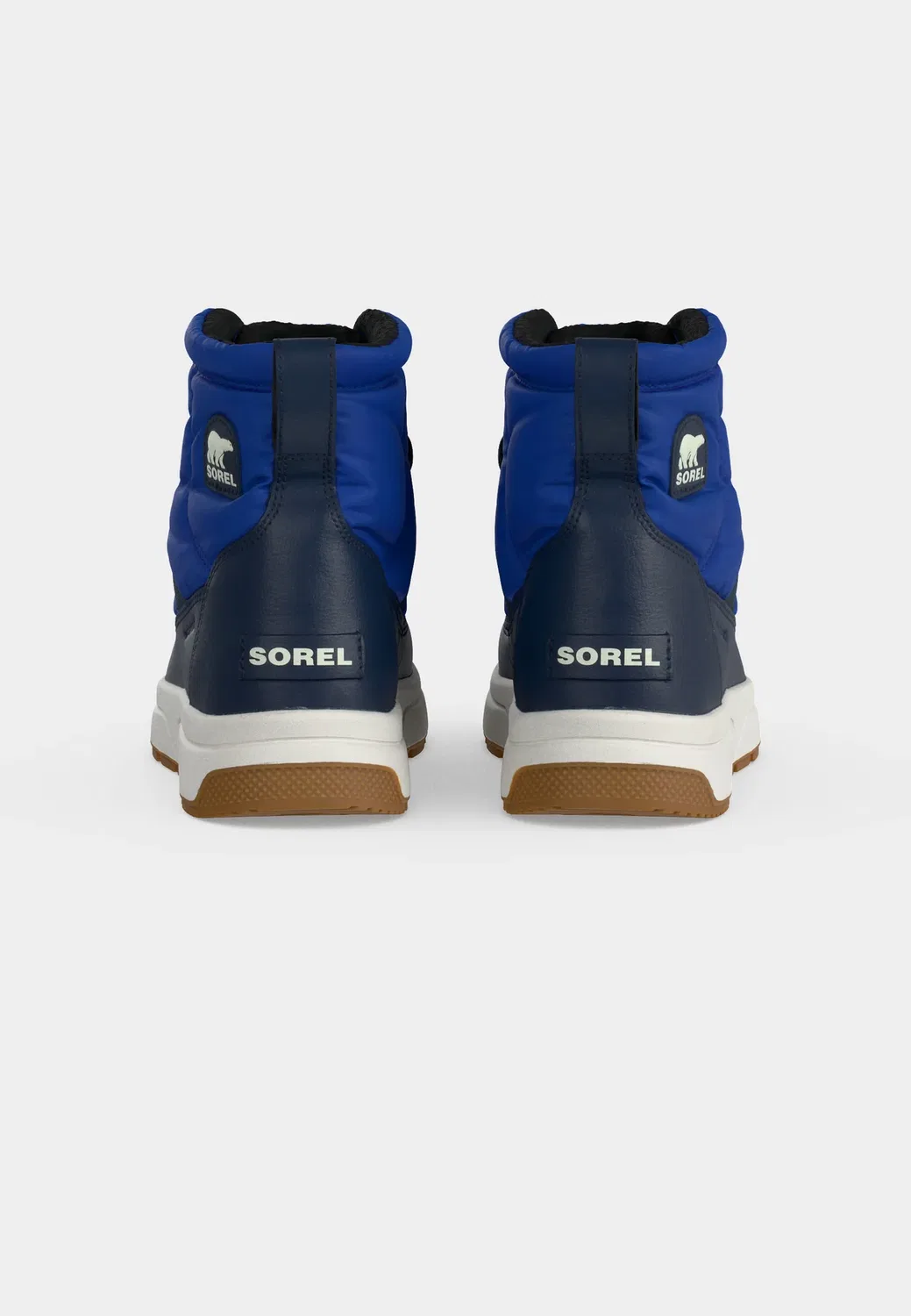 Детские унисекс ботинки Whitney III Mid WP - зимние ботинки Sorel, Azul/Collegiate Navy — фото 4