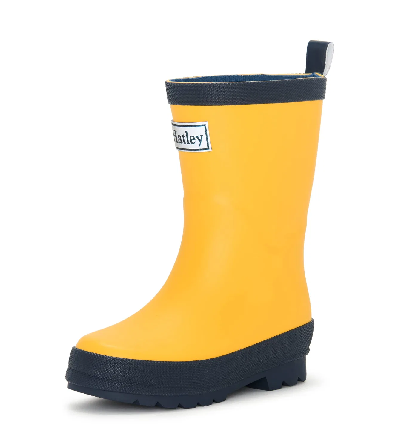 Детские резиновые сапоги для мальчиков Classic Rain Boot Hatley, Navy Yellow
