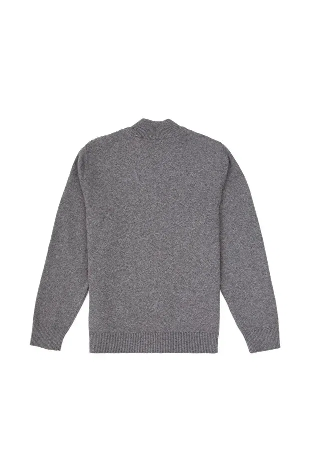 Детский кардиган для мальчиков хлопковый U.S. Polo Assn., Gray Melange — фото 2