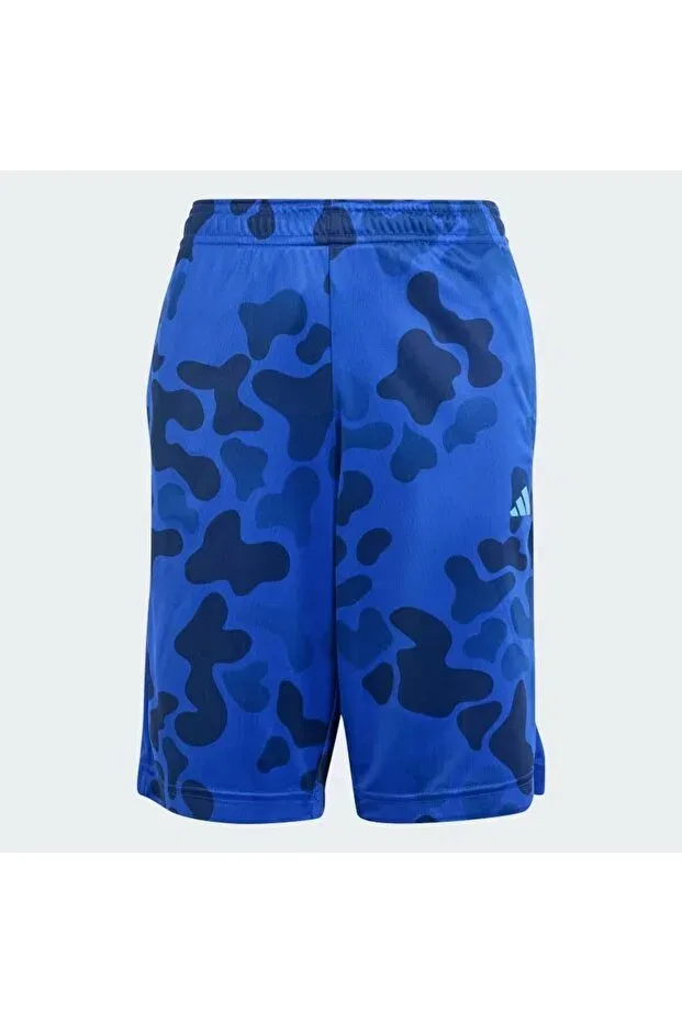 Детские шорты для девочек с принтом Adidas, Navy Blue