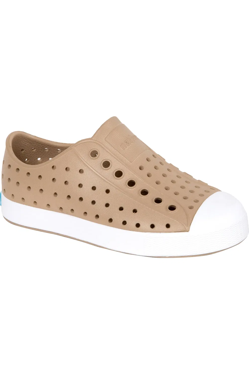 Кеды детские водонепроницаемые Jefferson Slip-On Native Shoes, бежевый/белый