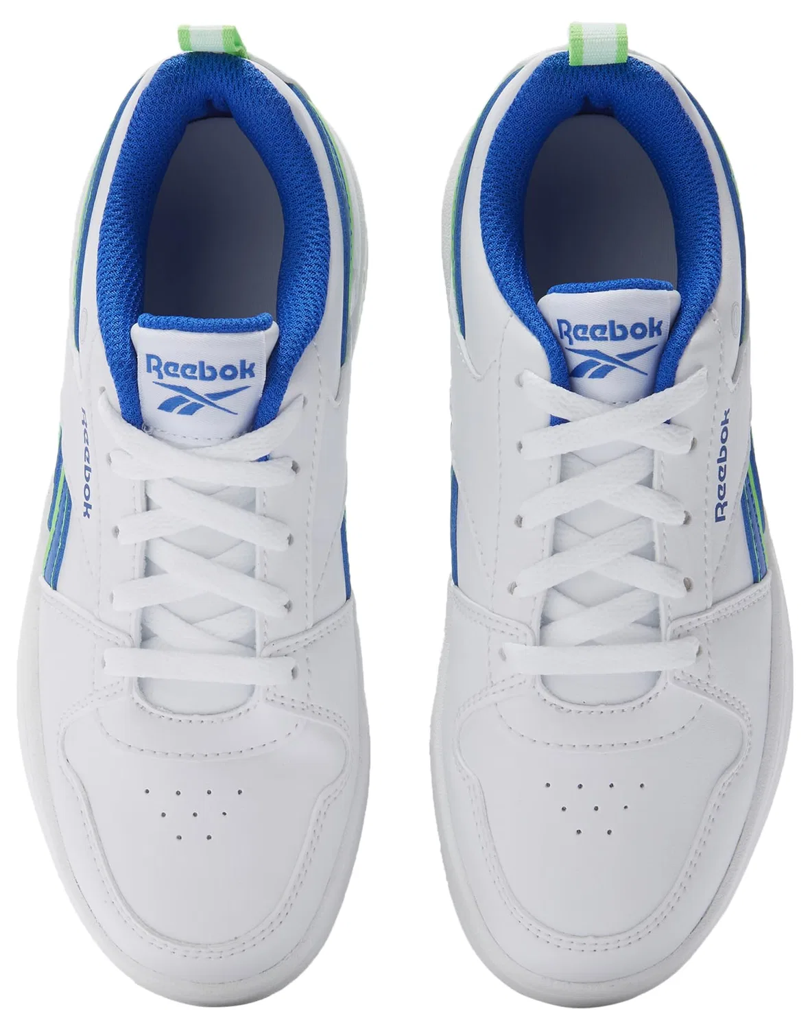 Детские кроссовки для мальчиков с подсветкой Reebok Royal Prime Step N' Flash Reebok, Ftwrwhite Optimumblue Solarlime — фото 4