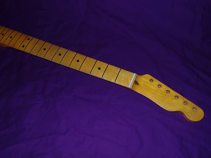 

Dark Jumbo Fret Relic Fat C Vintage Telecaster Allparts Fender Licensed Кленовый гриф Fender Licensed Telecaster neck