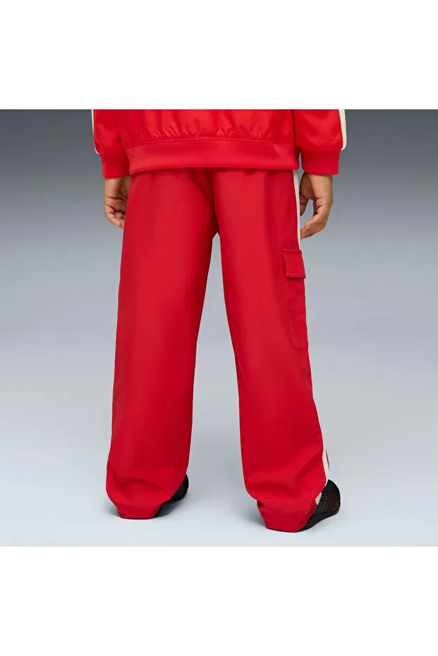 Детские спортивные штаны для девочек с принтом Paw Patrol Puma, Red — фото 2