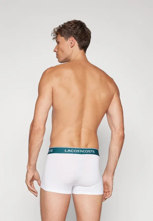 Комплект трусов 3 шт Lacoste, белый/черный — фото 2