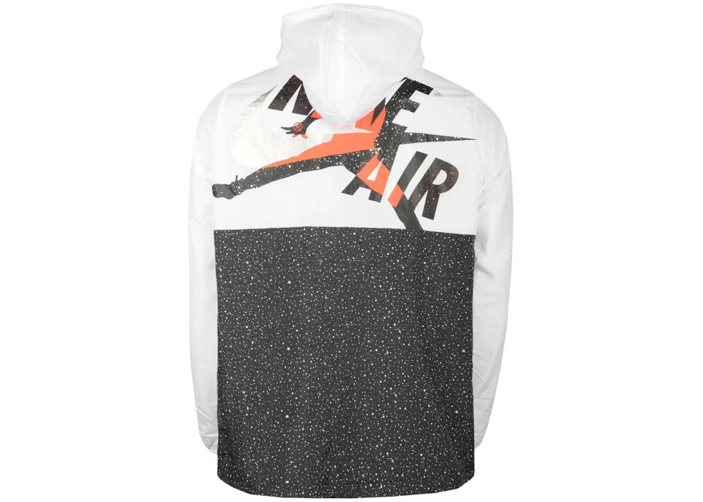 Мужская куртка с принтом Jordan Jacket, White/Black — фото 2