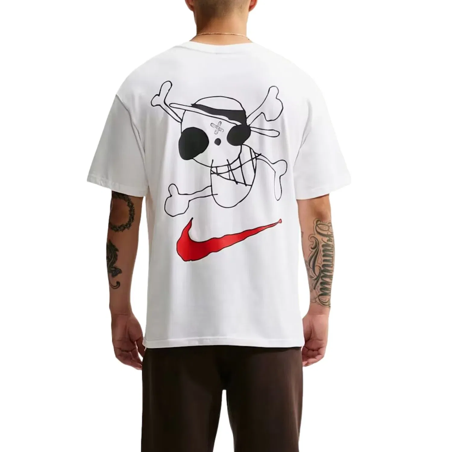 Мужская футболка One Piece T-Shirt 'White' Nike, белый — фото 2