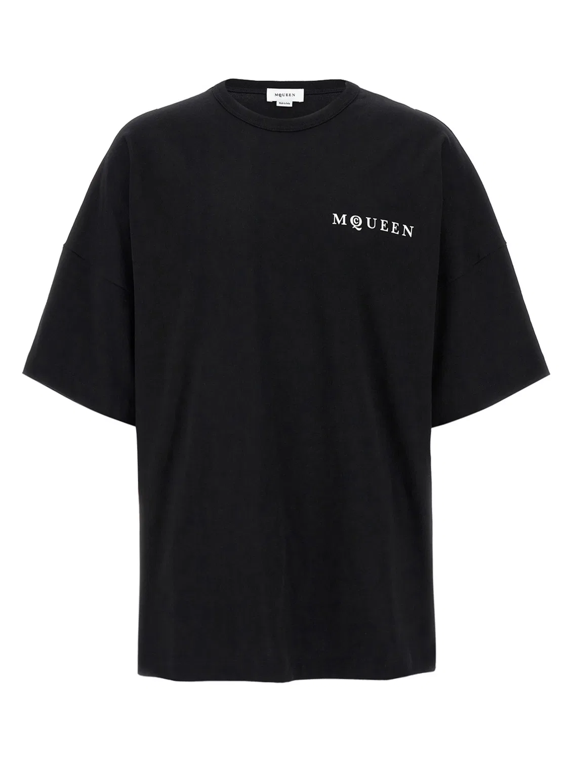 Мужская футболка с принтом логотипа Bicolor Cotton T-Shirt Alexander McQueen, Bicolor