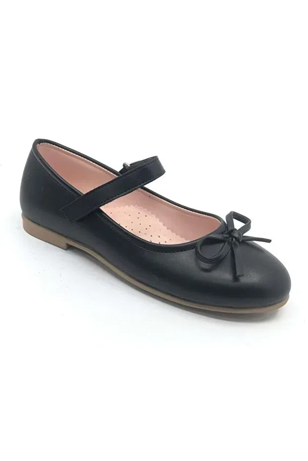 Детские туфли для мальчиков с принтом Iremsu pisi mustache velcro girls' ballerina shoes black-skin Kcmn, Black Skin — фото 3